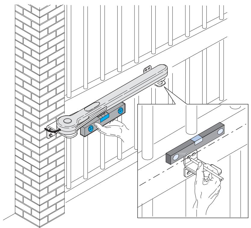 ADYX LINEA 300 - POSITIONNEMENT DE LA PATTE PORTAIL - 1