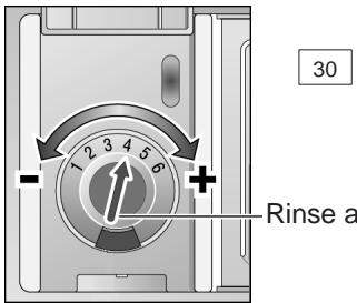 CONSTRUCTA CP432J5 - Adjusting the amount of rinse-aid - 1