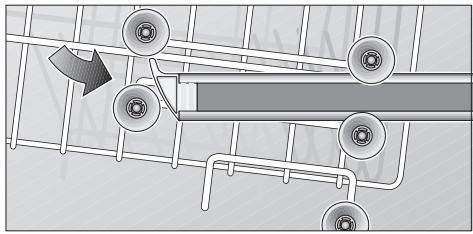 CONSTRUCTA CP432J5 - Top basket with upper and lower roller pairs - 2