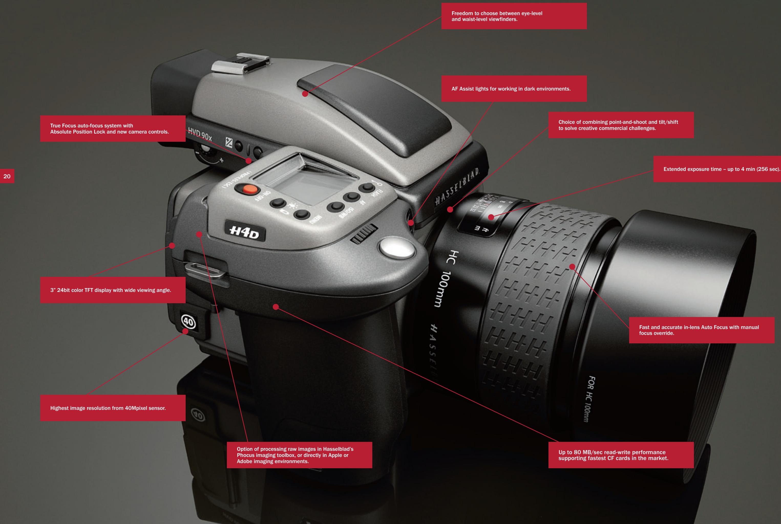 HASSELBLAD H4D40 - Phocus delivers a variety of advanced image quality enhancements, including: - 5