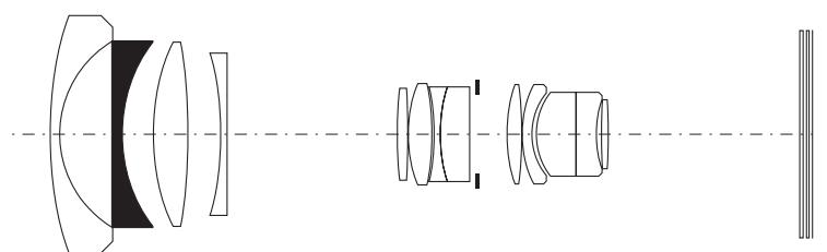 HASSELBLAD HCD 4.0-5.6 35-90 - In front of the image plane (at infinite focus setting) - 1
