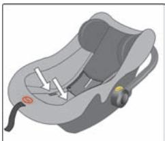 KIDDY MAXI PRO - Afmontering af skulderselen - 2