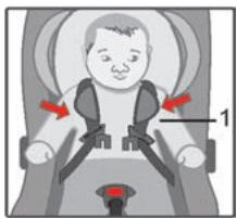KIDDY MAXI PRO - Anschnallen des Babys - 1