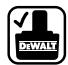 DEWALT DC935KB - Sarj adaptoru ve akü uzerindeki etiketler - 7
