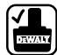 DEWALT DW965K - Schilder am Ladegerät und am Akku - 7