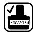 DEWALT DW965K - Etiketter på laderen og batteriet - 7