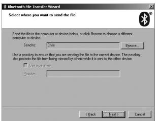 SWEEX BT211 - Sending a file - 3