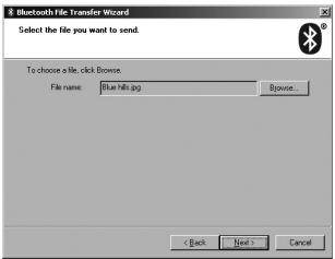 SWEEX BT211 - Sending a file - 4