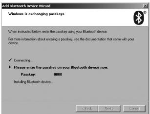 SWEEX BT211 - Adding a Bluetooth device - 5