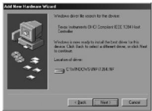 SWEEX FW011 - Installation Windows 98SE - 5