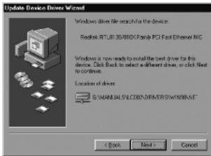 SWEEX LC002 - Installation of Windows 98SE - 4