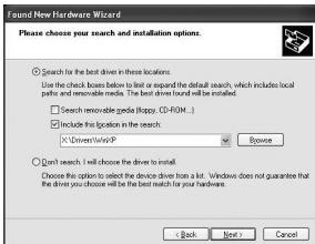SWEEX LW053 - Installation under Windows 2000 and XP - 3