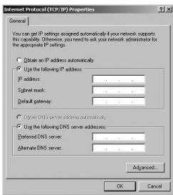 SWEEX LW053 - View the computer settings under Windows 2000 and XP - 2