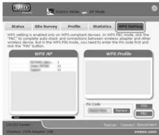 SWEEX LW150 - Connexion et sécurisation avec WPS - 2