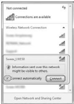 SWEEX LW150 - Se connecter à un réseau sans fil - 8