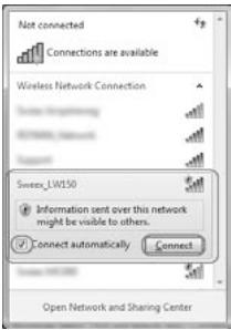 SWEEX LW150 - Windows XP avec utilitaire sweex : - 6