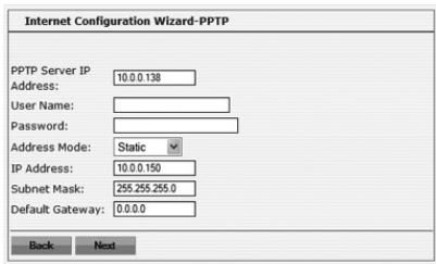 SWEEX LW310 - Settings 4 PPTP - 2