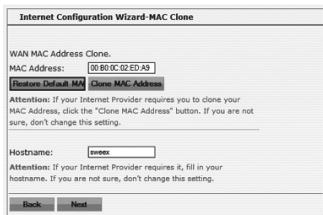 SWEEX LW310 - Settings 2 DHCP with hostname - 2