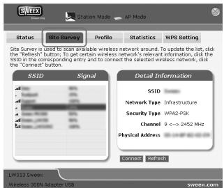 SWEEX LW313 - Connecting and securing with WPS - 2