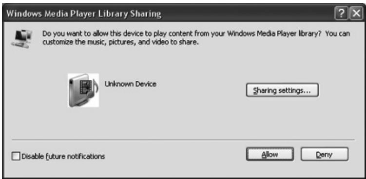 SWEEX MM210 - UPnP media streaming - 5