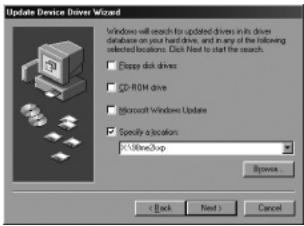 SWEEX MO128 - Windows 98SE installation - 3