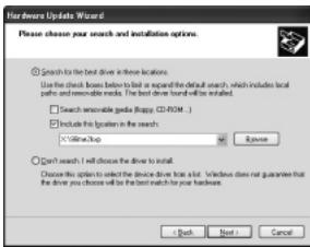 SWEEX MO128 - Windows 2000 and XP installation - 3