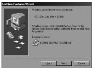 SWEEX MO128 - Windows 98SE installation - 5