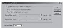 SWEEX PU007V2 - Port settings Serial - 2