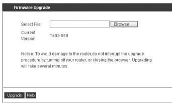 SWEEX RO003 - Upgrading the firmware of the router (Firmware) - 1