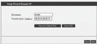 SWEEX RO003 - Setting 1 DHCP without hostname - 3
