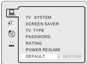SWEEX TV022 - DEFAULT SETTING - 1