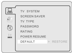 SWEEX TV023 - DEFAULT SETTING - 2
