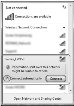 SWEEX LW154 - Windows 7: - 2