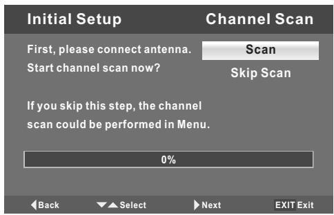 SWEEX TV126 - Menu Setup TV (When using for the first time only) - 5