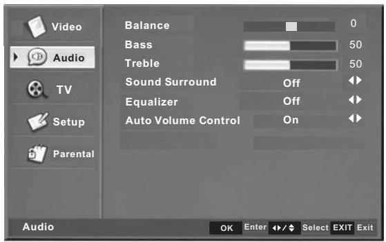 SWEEX TV126 - 1.VIDEO MENU - 1
