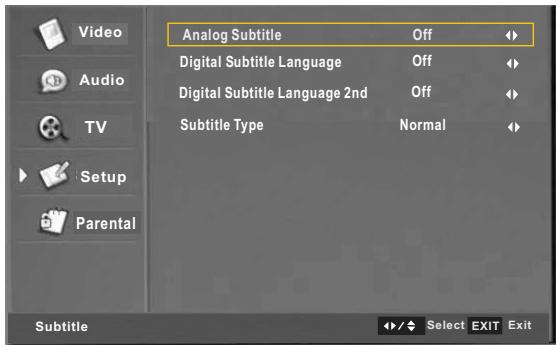 SWEEX TV126 - Setup MENU - 2