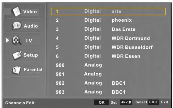 SWEEX TV126 - TV MENU - 7