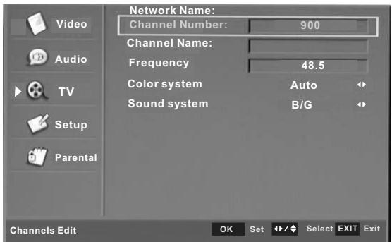 SWEEX TV126 - TV MENU - 8