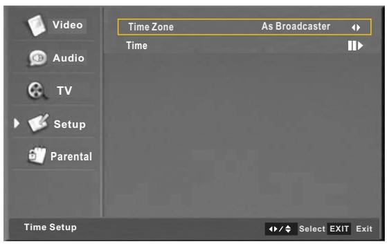 SWEEX TV126 - Setup MENU - 1
