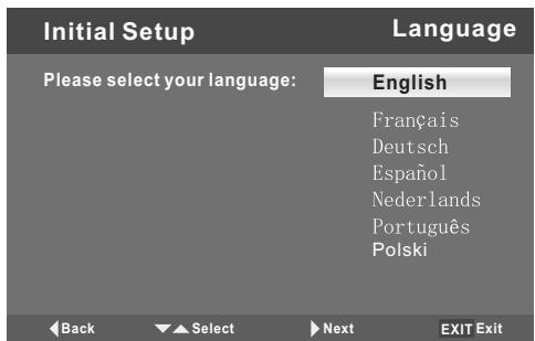SWEEX TV126 - Menu Setup TV (When using for the first time only) - 3