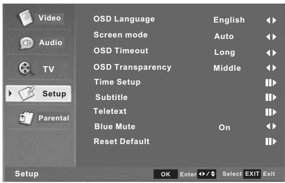 SWEEX TV126 - TV MENU - 14