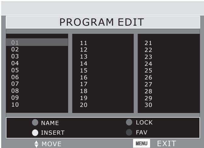 SWEEX TV134 - CHANNEL menu - 4