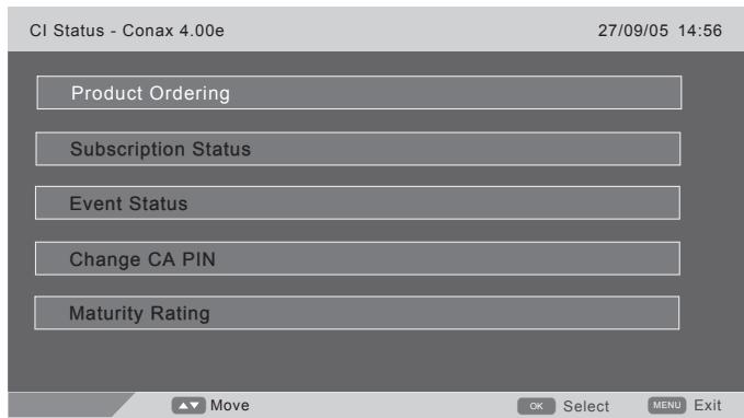 SWEEX TV134 - EPG menu: - 2