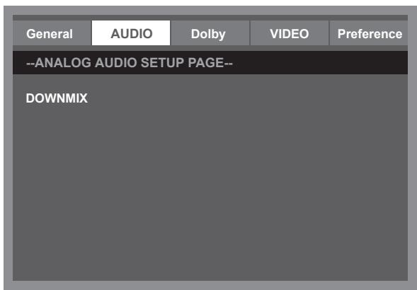 SWEEX TV134 - Audio setup menu - 1