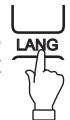 SWEEX TV134 - Selecting the audio language - 1