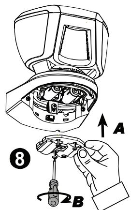 VISONIC TOWER 20 AM MCW - Cover Closure (see Fig. 5, steps 7-10) - 8