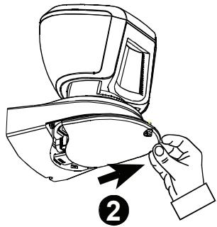 VISONIC TOWER 20 AM MCW - Cover Closure (see Fig. 5, steps 7-10) - 2