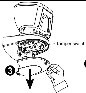 VISONIC TOWER 20 AM MCW - Cover Closure (see Fig. 5, steps 7-10) - 3