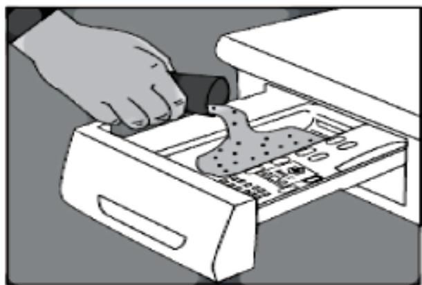 OCEANIC OCEALL1012R - Compartiment pour la lessive liquide ou en poudre. - 2