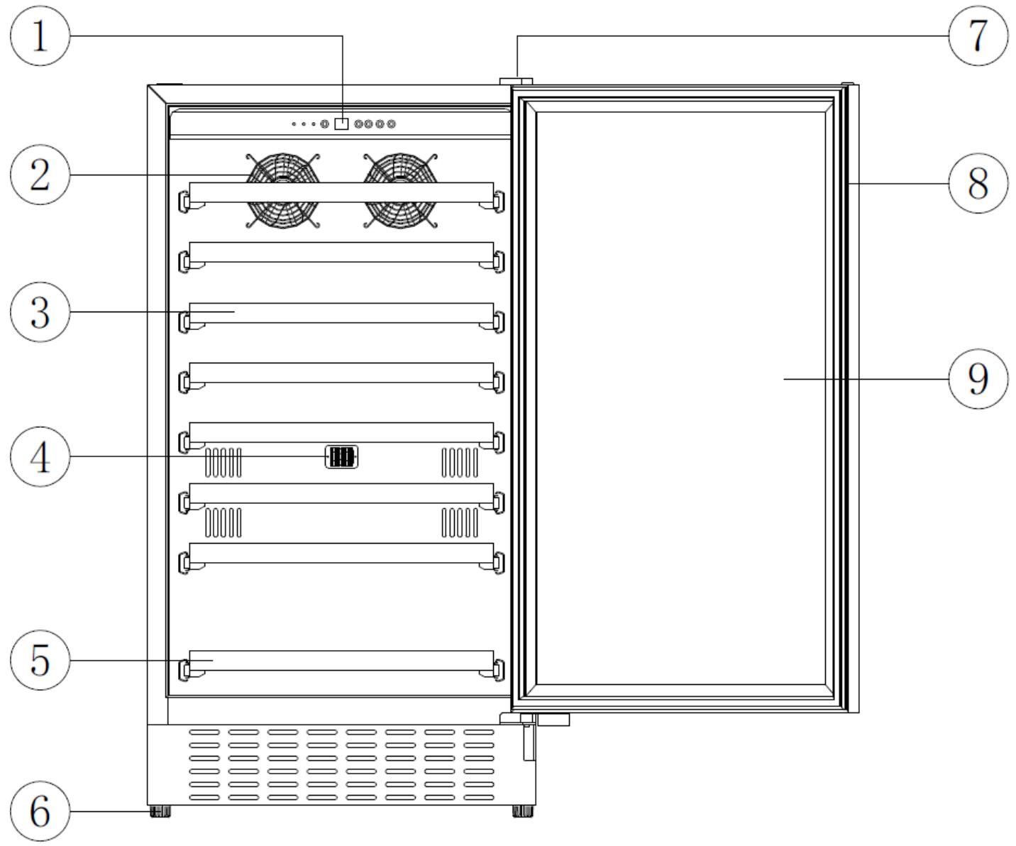 OCEANIC OCEAWC83S - Description du produit - 1